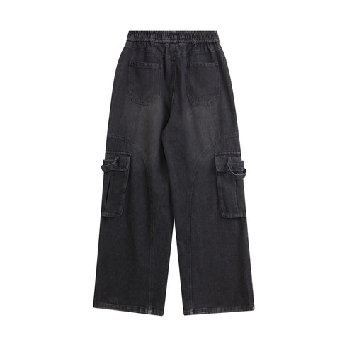 Unisex Fashion Straight Denim Pants